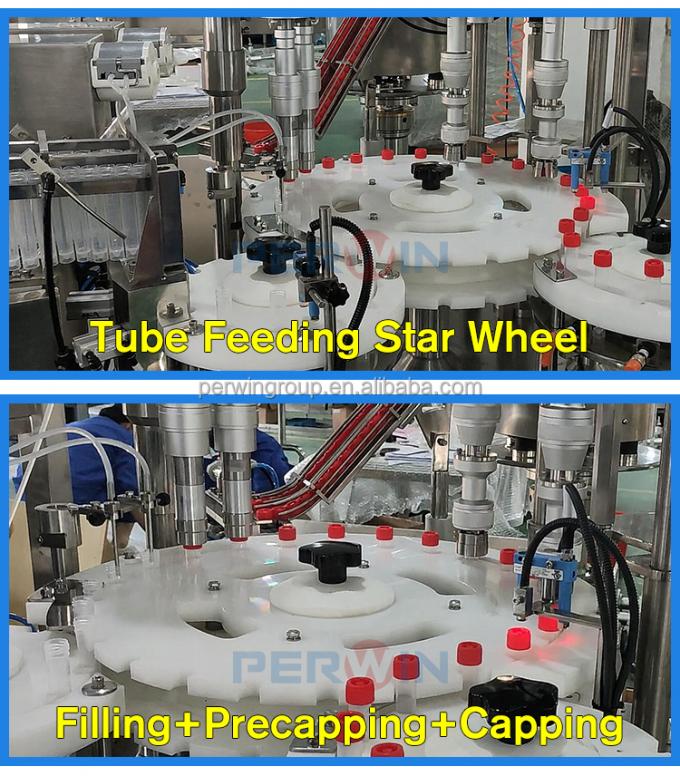 auto máquina de enchimento do tubo de ensaio da máquina de enchimento para o antígeno 1ml do tubo de ensaio